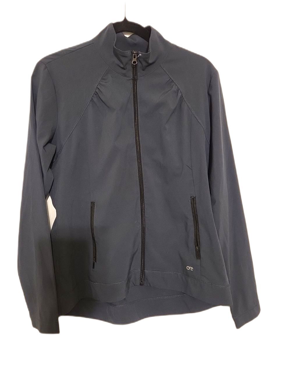 Women's Navy Blue Barco One Zip Up Athletic Jacket